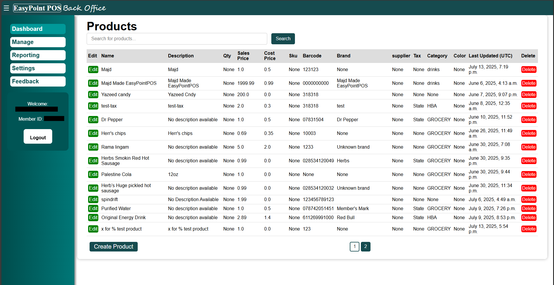 Sync Products